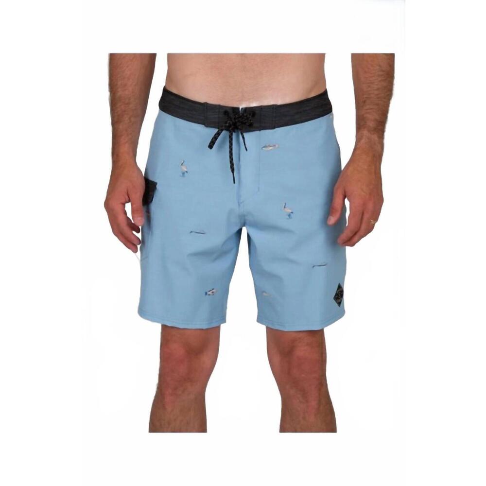 NEW SALTY CREW lures board shorts in sky blue